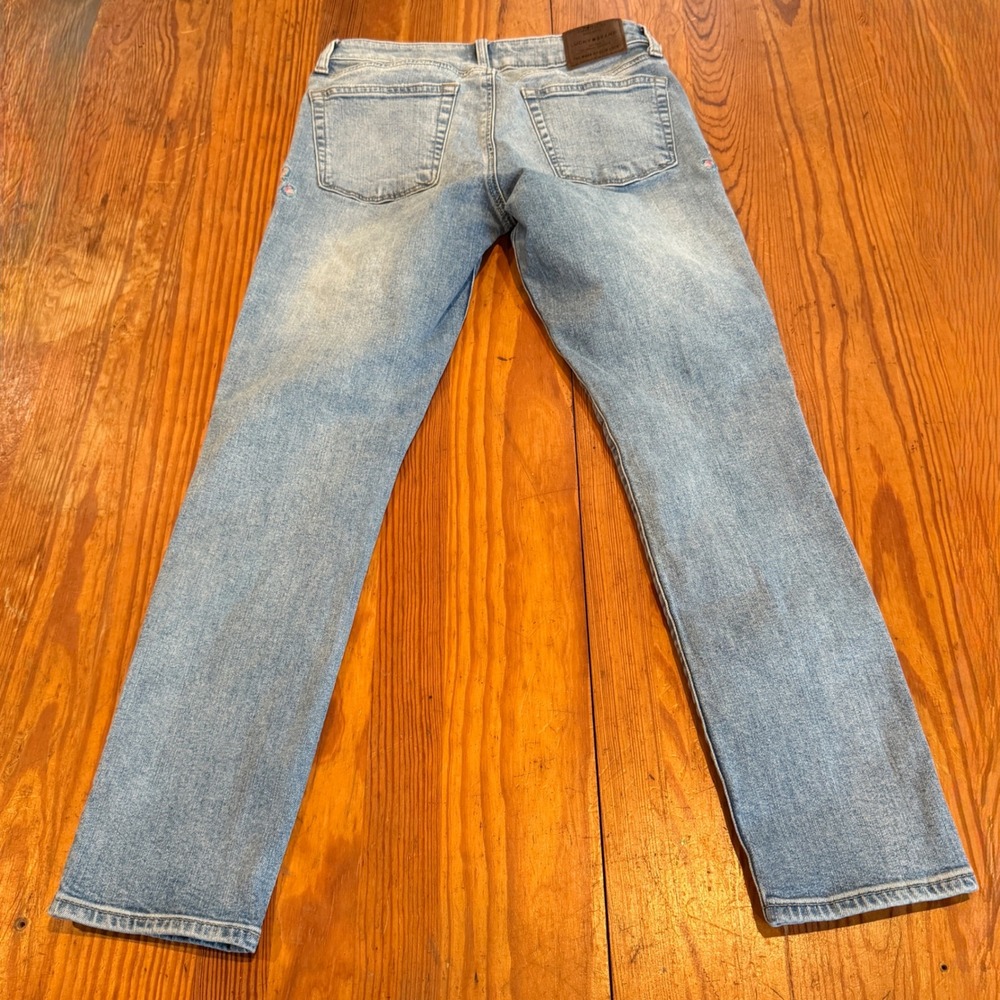 Lucky Brand Light Blue Skinny Jeans with Pink Floral Embroidery - Picture 12 of 12